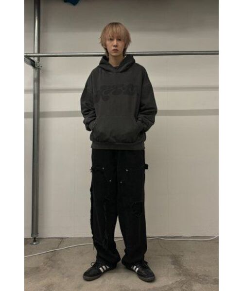 Retriever Club（レトリーバークラブ）の「WAVE RRC HOODIE [PIGMENT BLACK]（パーカー・レディース・その他・MEDIUM/LARGE/X-LARGE）」の9枚目の写真