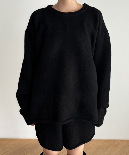 CANAL JEAN（キャナルジーン）の「El mar　ウール混ショートパンツSETUP（セットアップ・レディース・ブラック/グレー/ライトグレー・ONE SIZE）」の18枚目の写真