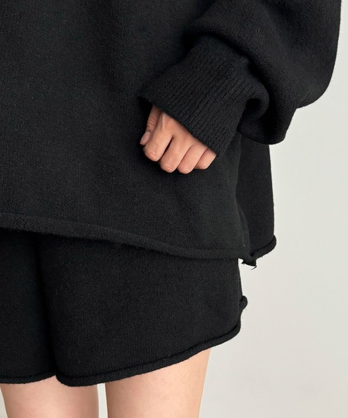 CANAL JEAN（キャナルジーン）の「El mar　ウール混ショートパンツSETUP（セットアップ・レディース・ブラック/グレー/ライトグレー・ONE SIZE）」の22枚目の写真