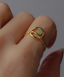 NOIR DE POUPEE（ノワールドプーペ）の「【WEB限定】天然石リング　ソフトシャープリング（リング）」