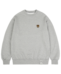 [UNISEX]スモールリアルヒョウマンツーマン_グレー