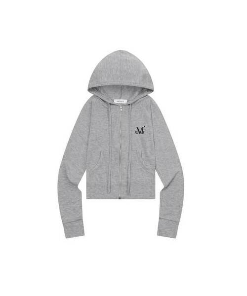 ライトアップスリムフィットクロップフード集業（4色）（パーカー