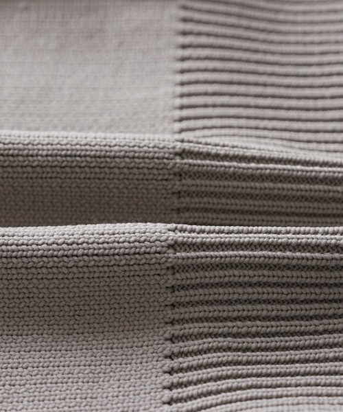 reca（レカ）の「配色ラインパイピングドルマンニット（ニット/セーター・レディース・アイボリー/ブラック/グレー・FREE）」の6枚目の写真