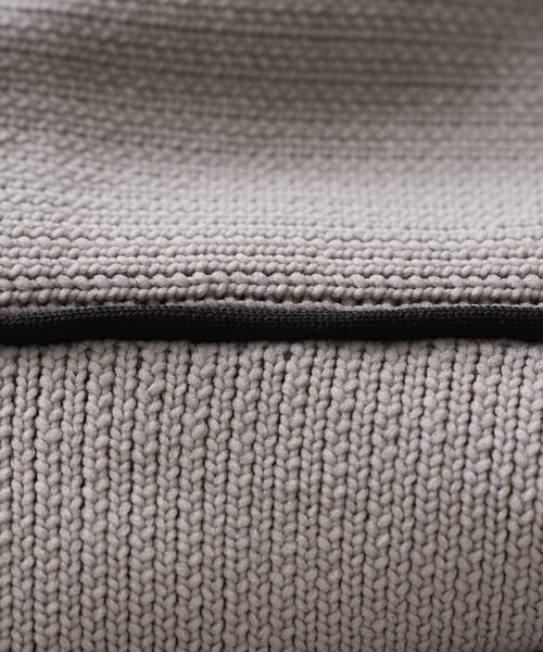 reca（レカ）の「配色ラインパイピングドルマンニット（ニット/セーター・レディース・アイボリー/ブラック/グレー・FREE）」の7枚目の写真