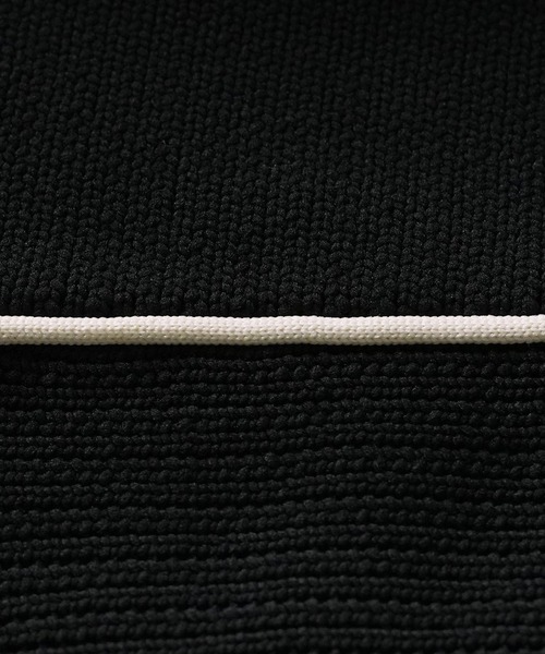 reca（レカ）の「配色ラインパイピングドルマンニット（ニット/セーター・レディース・アイボリー/ブラック/グレー・FREE）」の9枚目の写真