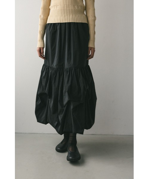 STYLEMIXER(スタイルミキサー)の「ヘムタックバルーンスカート(スカート・レディース・ホワイト/ブラック/ブルー・SMALL/MEDIUM)」の5枚目の写真