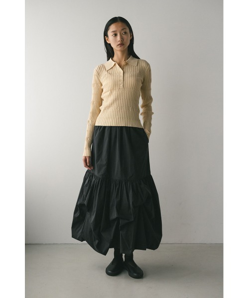 STYLEMIXER(スタイルミキサー)の「ヘムタックバルーンスカート(スカート・レディース・ホワイト/ブラック/ブルー・SMALL/MEDIUM)」の6枚目の写真