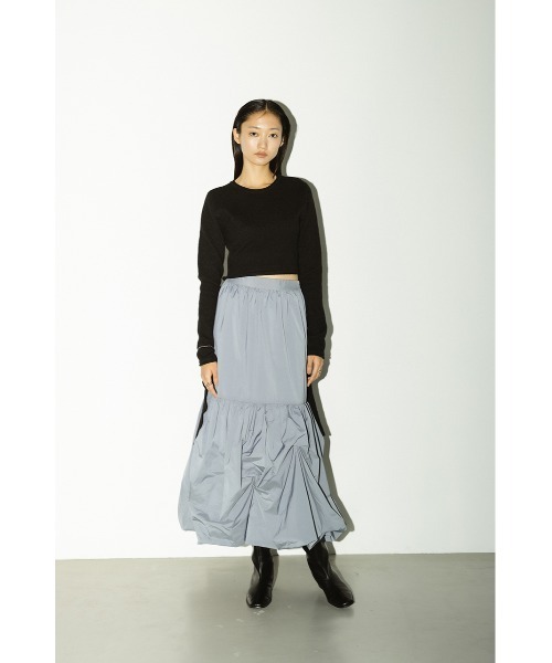 STYLEMIXER(スタイルミキサー)の「ヘムタックバルーンスカート(スカート・レディース・ホワイト/ブラック/ブルー・SMALL/MEDIUM)」の15枚目の写真