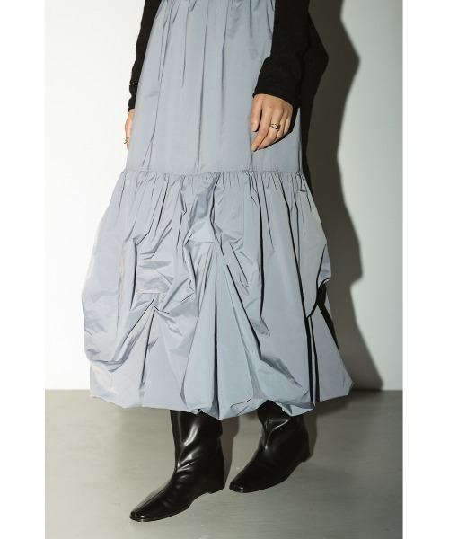 STYLEMIXER(スタイルミキサー)の「ヘムタックバルーンスカート(スカート・レディース・ホワイト/ブラック/ブルー・SMALL/MEDIUM)」の16枚目の写真
