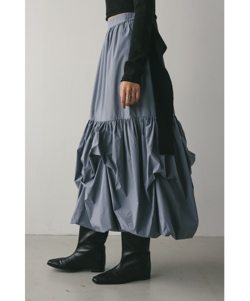 STYLEMIXER(スタイルミキサー)の「ヘムタックバルーンスカート(スカート・レディース・ホワイト/ブラック/ブルー・SMALL/MEDIUM)」の18枚目の写真