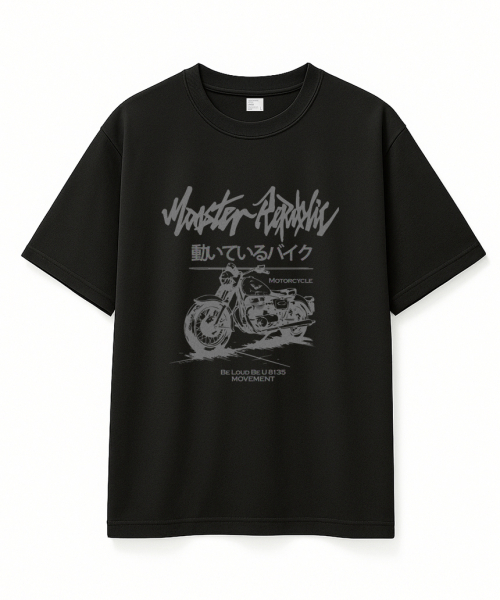 MONSTER REPUBLIC(モンスターリパブリック)の「モーターサイクルビンテージグレーTシャツブラック_8135(Tシャツ/カットソー・レディース・その他・MEDIUM/LARGE/X-LARGE/SMALL)」の1枚目の写真