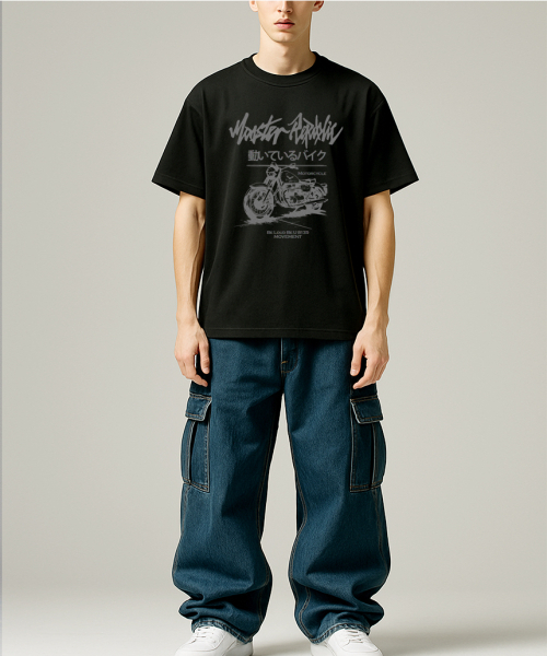 MONSTER REPUBLIC(モンスターリパブリック)の「モーターサイクルビンテージグレーTシャツブラック_8135(Tシャツ/カットソー・レディース・その他・MEDIUM/LARGE/X-LARGE/SMALL)」の2枚目の写真