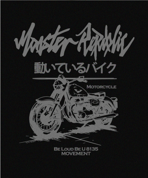 MONSTER REPUBLIC(モンスターリパブリック)の「モーターサイクルビンテージグレーTシャツブラック_8135(Tシャツ/カットソー・レディース・その他・MEDIUM/LARGE/X-LARGE/SMALL)」の8枚目の写真