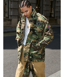 STEEPC（スティップ）の「M-65* ミリタリーカモフラージュパールパーカー（ミリタリージャケット）」
