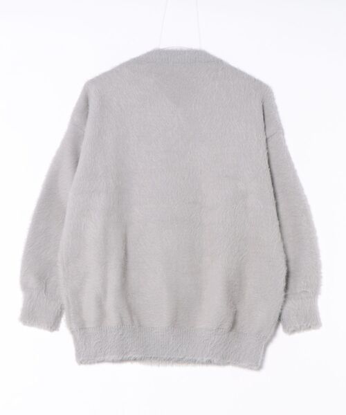 Dormiir(ドルミール)の「【Dormiir】キャットシャギーニットトップス / プルオーバー(ニット/セーター・レディース・グレー・FREE)」の2枚目の写真