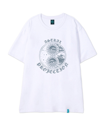[ミスティックアイ]コットンルーズフィット半袖Tシャツ_ホワイト