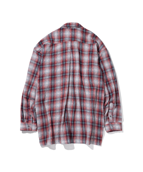 MASSNOUN(マスノウン)の「マルチミックスチェックシャツ MSIST002-RD(シャツ/ブラウス・レディース・その他・MEDIUM/LARGE/X-LARGE)」の2枚目の写真