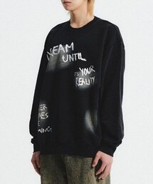 JUAN HOMME（ジュアンオム）の「DREAM FADING SWEAT SHIRT (BLACK)（スウェット）」
