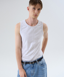 CF SLEEVELESS TOP - MELANGE GREY
