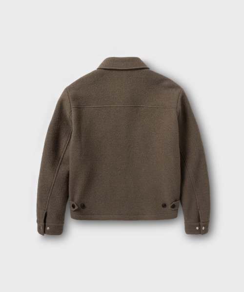 NONBLANK(ノンブランク)の「ヘアリーウールブレンドジャケット_トープ(その他アウター・メンズ・ダークベージュ・LARGE/MEDIUM/X-LARGE)」の3枚目の写真