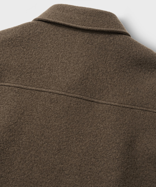 NONBLANK(ノンブランク)の「ヘアリーウールブレンドジャケット_トープ(その他アウター・メンズ・ダークベージュ・LARGE/MEDIUM/X-LARGE)」の11枚目の写真