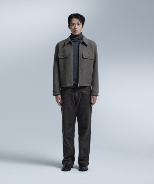 NONBLANK(ノンブランク)の「ヘアリーウールブレンドジャケット_トープ(その他アウター・メンズ・ダークベージュ・LARGE/MEDIUM/X-LARGE)」の15枚目の写真