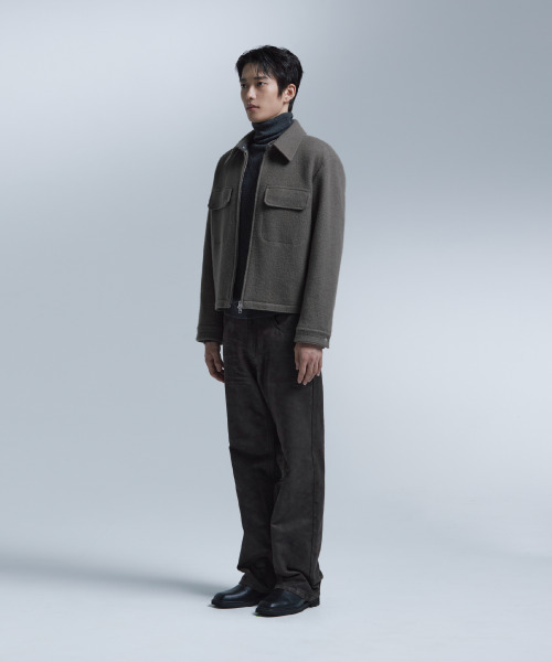 NONBLANK(ノンブランク)の「ヘアリーウールブレンドジャケット_トープ(その他アウター・メンズ・ダークベージュ・LARGE/MEDIUM/X-LARGE)」の17枚目の写真