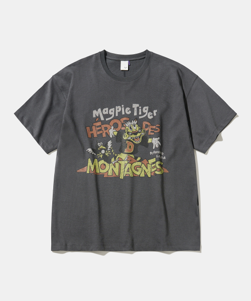 Diamond Layla(ダイアモンドレイラ)の「KKAHO Showtime Short Sleeve T-shirt T94 Charcoal(Tシャツ/カットソー・レディース・その他・SMALL/MEDIUM/LARGE/X-LARGE/XX-LARGE)」の1枚目の写真
