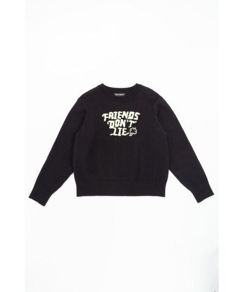 BOCBOK（ボクボク）の「FRIENDS DONT LIE SWEATER - BLACK（ニット/セーター・レディース・その他・LARGE）」の5枚目の写真