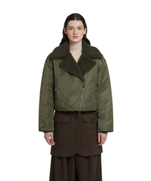TRUNK PROJECT（トランクプロジェクト）の「Shearling Biker Jacket_Khaki（ブルゾン）」