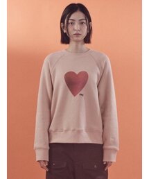 MAYOL（マイヨール）の「レディース ハート ソフト スウェット_ピーチピンク（スウェット）」