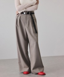 ADAM ET ROPE' アダムエロペ タックパンツ スラックス M ADAM ET ROPE'｜アダムエロペのパンツ（グレー/灰色系）通販 - ZOZOTOWN