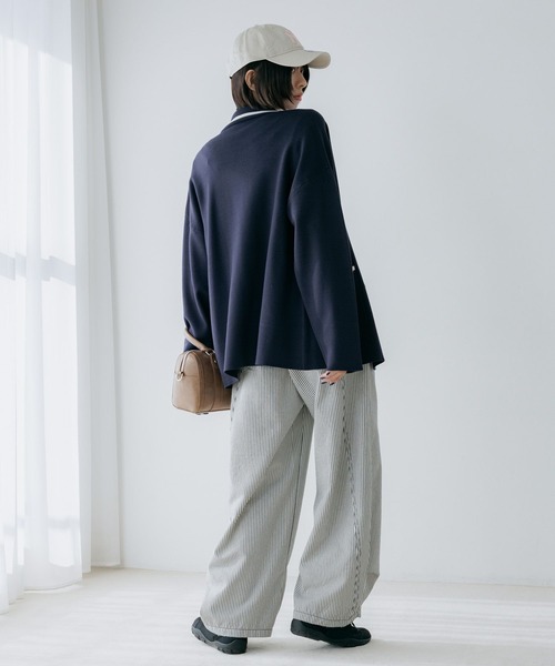 PAGEBOY（ページボーイ）の「ニットマリンジャケット（テーラードジャケット・レディース・ネイビー/ブラック/グレー・FREE）」の21枚目の写真