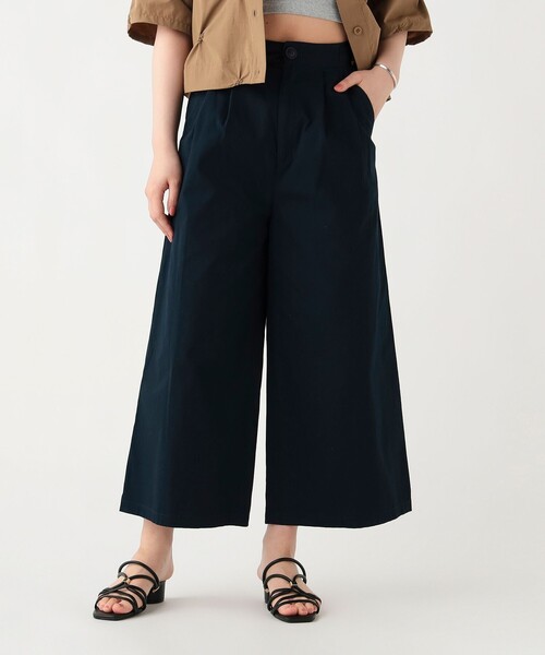 BEAMS HEART（ビームスハート）の「サイドベルト タックワイドパンツ（その他パンツ・レディース・ベージュ/ネイビー/カーキ・SMALL/MEDIUM）」の4枚目の写真