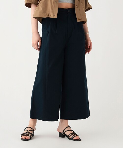 BEAMS HEART（ビームスハート）の「サイドベルト タックワイドパンツ（その他パンツ・レディース・ベージュ/ネイビー/カーキ・SMALL/MEDIUM）」の5枚目の写真