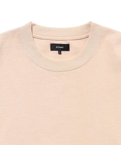BEAMS（ビームス）の「ワイドフィット ステッチワーク Tシャツ（Tシャツ/カットソー・メンズ・ナチュラル/ブラック系その他/パープル・S/M/L/XL）」の4枚目の写真