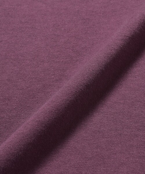 BEAMS（ビームス）の「ワイドフィット ステッチワーク Tシャツ（Tシャツ/カットソー・メンズ・ナチュラル/ブラック系その他/パープル・S/M/L/XL）」の9枚目の写真