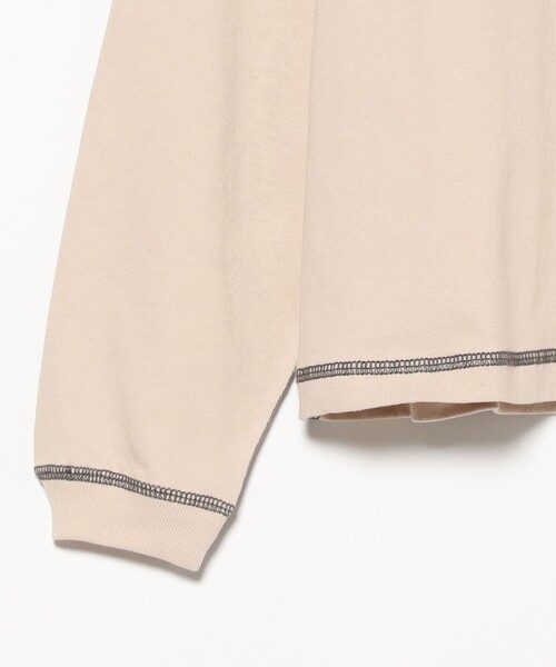 BEAMS（ビームス）の「ワイドフィット ステッチワーク Tシャツ（Tシャツ/カットソー・メンズ・ナチュラル/ブラック系その他/パープル・S/M/L/XL）」の12枚目の写真