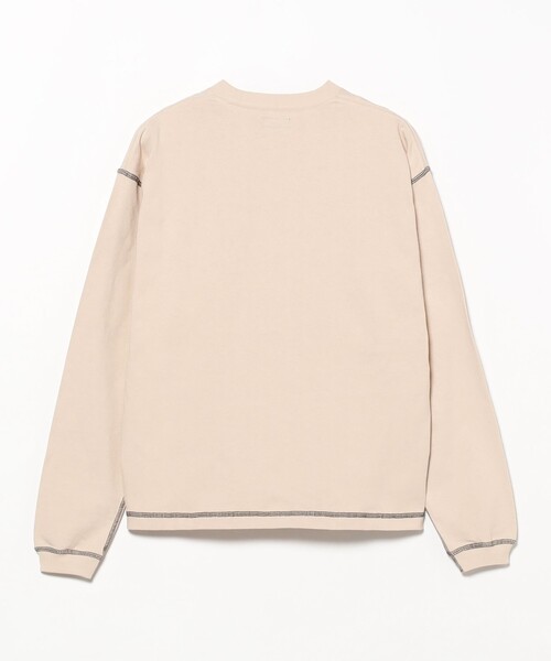 BEAMS（ビームス）の「ワイドフィット ステッチワーク Tシャツ（Tシャツ/カットソー・メンズ・ナチュラル/ブラック系その他/パープル・S/M/L/XL）」の13枚目の写真
