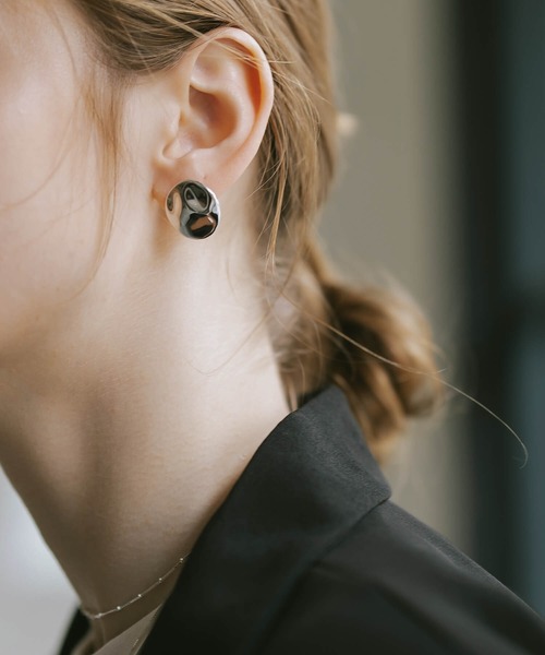 Ops.(オプス)の「ピアス 金属アレルギー対応 シルバー925 ゴールド 【Iverqua イヴェルカ】(ピアス(両耳用)・レディース・シルバー/ゴールド・ONE SIZE)」の4枚目の写真