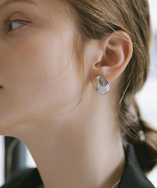 Ops.(オプス)の「ピアス 金属アレルギー対応 シルバー925 ゴールド 【Iverqua イヴェルカ】(ピアス(両耳用)・レディース・シルバー/ゴールド・ONE SIZE)」の6枚目の写真