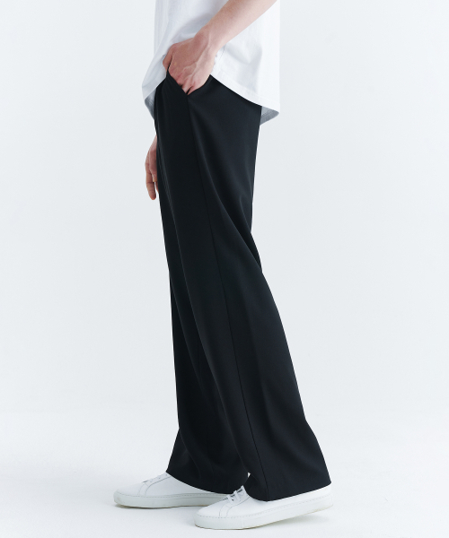 WHOLOVESART（フーラブズアート）の「Unisex Semi-Wide Banding Slacks（スラックス・レディース・その他・SMALL/MEDIUM/LARGE/X-LARGE/XX-LARGE）」の2枚目の写真