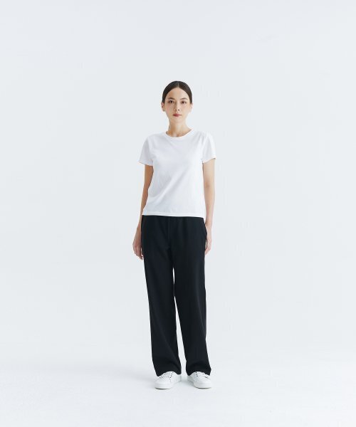 WHOLOVESART（フーラブズアート）の「Unisex Semi-Wide Banding Slacks（スラックス・レディース・その他・SMALL/MEDIUM/LARGE/X-LARGE/XX-LARGE）」の6枚目の写真