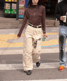 MISSLULZ（ミスルールズ）の「Fire Rose Cargo Pants Beige（その他パンツ）」