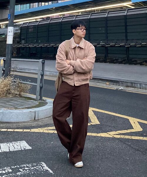 FLAWSROOM(フローズルーム)の「Wool Blend Bomber Jacket PINK BEIGE(ブルゾン・メンズ・その他・MEDIUM/LARGE)」の8枚目の写真