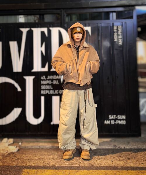 FLAWSROOM(フローズルーム)の「Wool Blend Bomber Jacket PINK BEIGE(ブルゾン・メンズ・その他・MEDIUM/LARGE)」の13枚目の写真