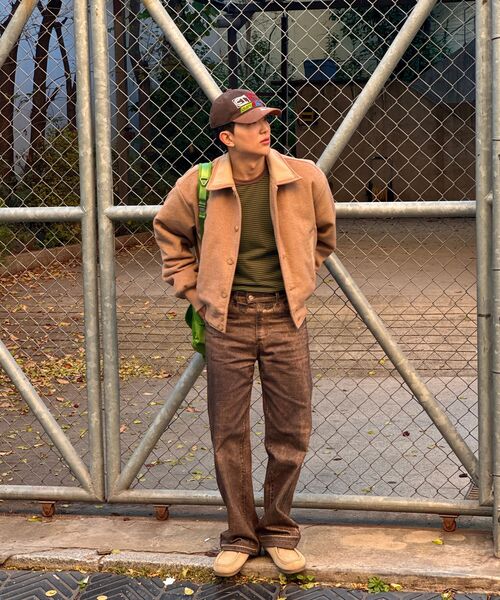 FLAWSROOM(フローズルーム)の「Wool Blend Bomber Jacket PINK BEIGE(ブルゾン・メンズ・その他・MEDIUM/LARGE)」の15枚目の写真