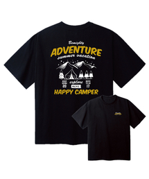 BEMIGHTY（ビーマイティー）の「Camping Drawing Overfit Short Sleeve T-shirt [Black]（Tシャツ/カットソー）」