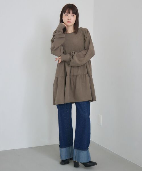 RETRO GIRL(レトロガール)の「ロールアップラメデニムPT(デニムパンツ・レディース・ブラック/ブルー・MEDIUM/LARGE)」の18枚目の写真