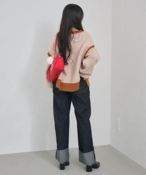 RETRO GIRL(レトロガール)の「ロールアップラメデニムPT(デニムパンツ・レディース・ブラック/ブルー・MEDIUM/LARGE)」の12枚目の写真